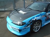 J Blood Nissan Silvia S15 Bonnet (FRP) (with Rain Cover)