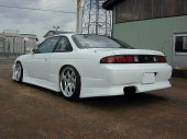 J Blood Nissan Silvia S14 Kouki Rear Bumper Spoiler (FRP) (Zenki and Kouki)