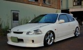 J Blood Honda Civic Type R (EK9) Zenki Front Bumper Spoiler (FRP) (Zenki, EK 3 Door)
