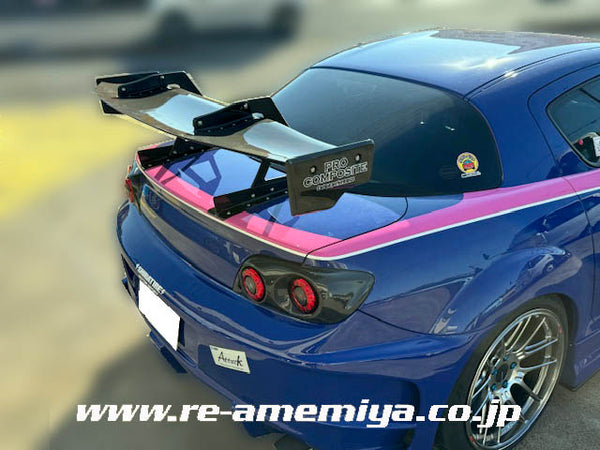 RE Amemiya RX8 GT-WING Swan Neck CF