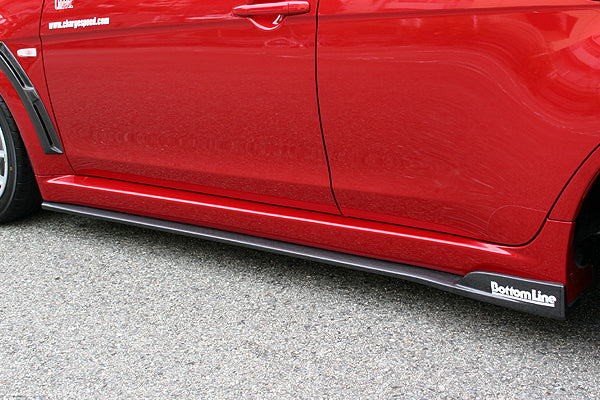 CHARGESPEED Mitsubishi Lancer Evolution X (CZ4A) Side Bottom Line TYPE-2 Zenki (Carbon)