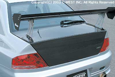 C-WEST Mitsubishi Lancer Evolution VIII-IX (CT9A) Trunk Lid (FRP)