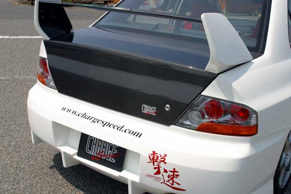CHARGESPEED Mitsubishi Lancer Evolution VII (CT9A) Trunk Lid (Carbon)