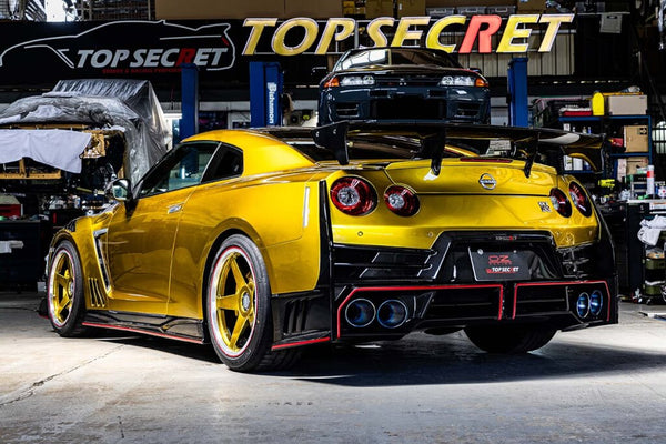 Top Secret R35 M24 Rear Bumper and Rear Under Bumper Set