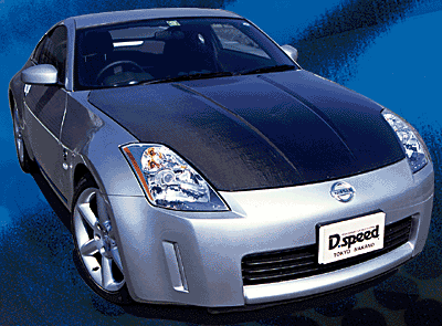 D.speed Nissan Fairlady Z (Z33) OEM Shape Bonnet