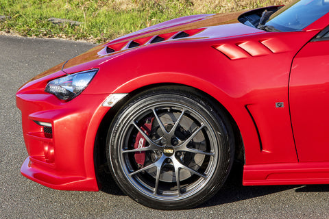 CHARGESPEED Subaru BRZ (ZC6) Series A to D Front Fenders with Ducts per Side 5mm Wide per Side 5mm Wide per Side 10mm Wide (FRP)