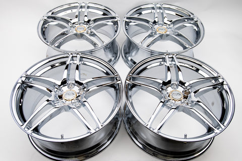 AVS Model 5 18" 8J +45 (5x114.3) *Triple Chrome Plated*