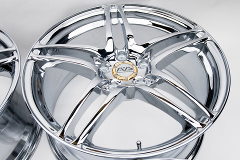 AVS Model 5 18" 8J +45 (5x114.3) *Triple Chrome Plated*