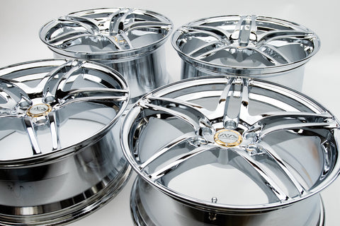 AVS Model 5 18" 9J +40, 8J +45 (5x114.3) *Triple Chrome Plated*