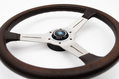 360mm Nardi Classic *Brown Leather - 1980s Model*