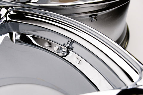 AVS Model 5 17" 9JJ +40, 8JJ +38 (5x114.3) *Triple Chrome Plated*