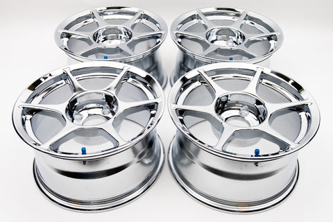 Buddy Club P1 15" 8J +12 (4x114.3) *Triple Chrome Plated*