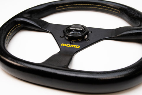 350mm MOMO D-Cut *Mazda Horn Button*